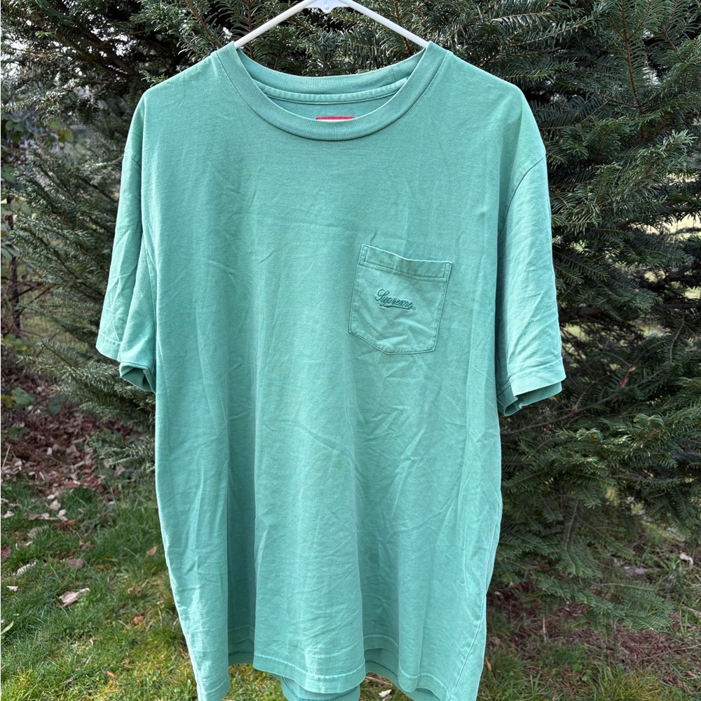 Supreme Green Short Sleeve Tee